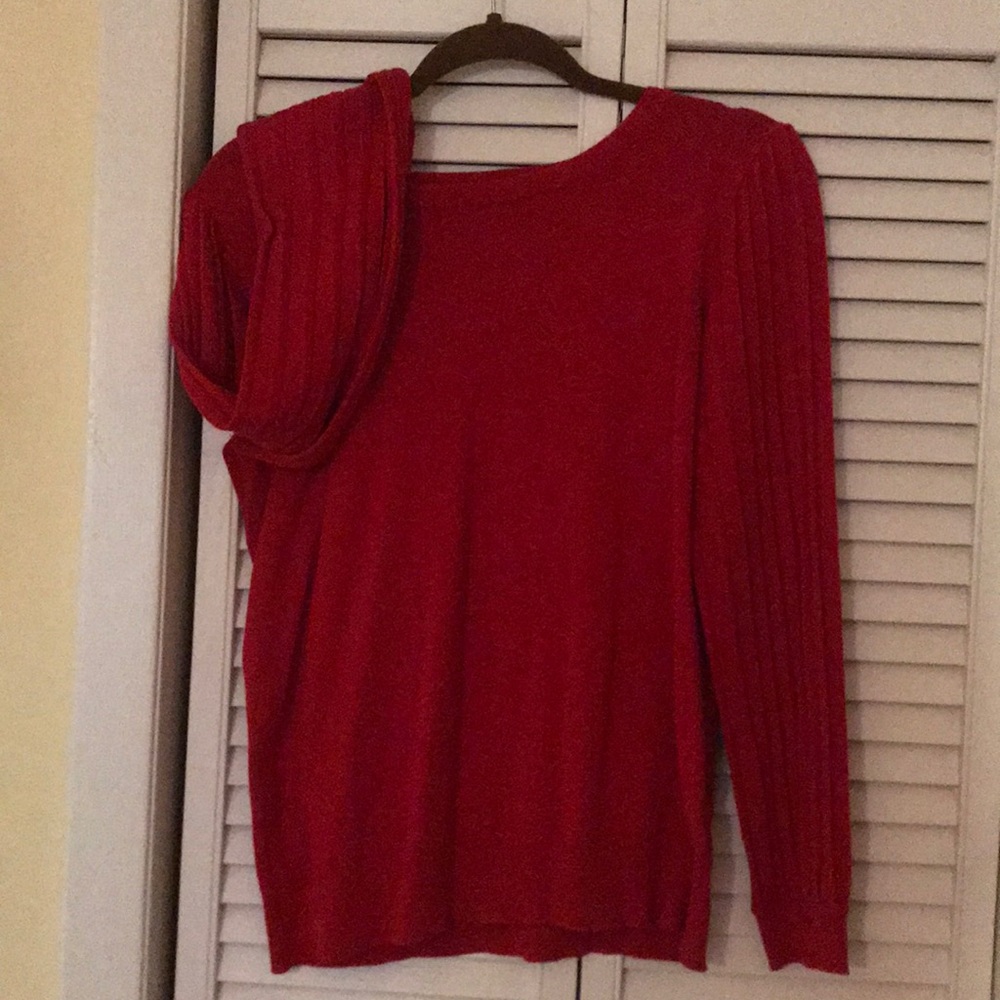 Red sweater